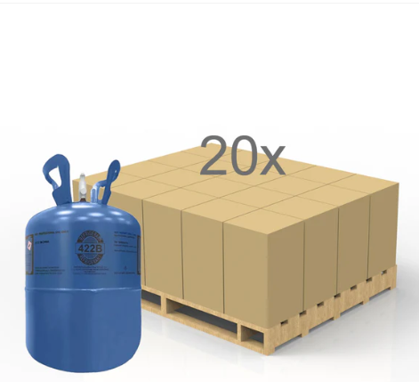 R-422B (NU-22) Refrigerant – 25 lb Sealed High-Performance Cylinder