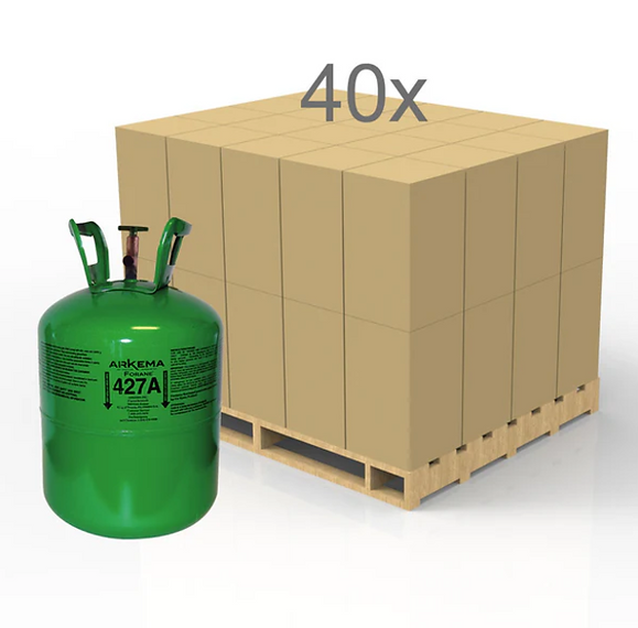 R-427A Refrigerant – 25 lb Sealed High-Performance Cylinder
