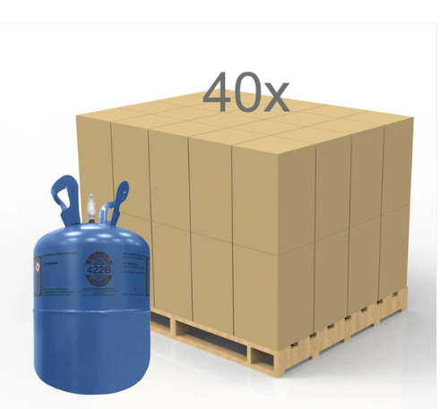 R-422B (NU-22) Refrigerant – 25 lb Sealed High-Performance Cylinder